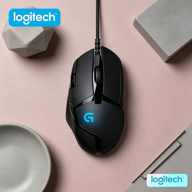 

Logitech g402/g203/g102 Hyperion Fury Wired Gaming Mouse 4000 DPI 8 Buttons 1ms Report Rate for Laptop PC Windows Gaming Gamer