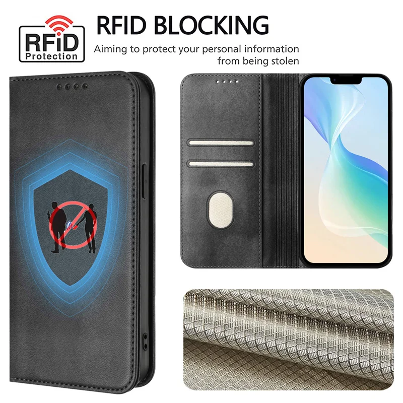Note70T Solid Case for Realme 16 Pro+ 16Pro Plus Realme15 14 13 GT8 GT7 C85 C71 P4 P3 Pro Leather Magnetic Wallet Phone Cases - view 6