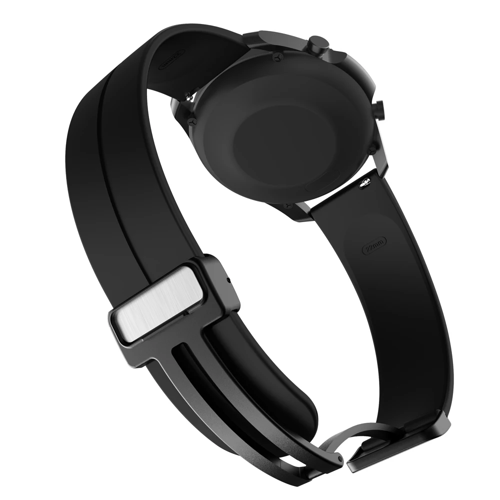20 22mm Silicone Watch Band For Garmin Venu 3 Venu2 Strap For Garmin Forerunner 265 255 Music 55 Venu2 Sq Magnetic Belt Bracelet image 4