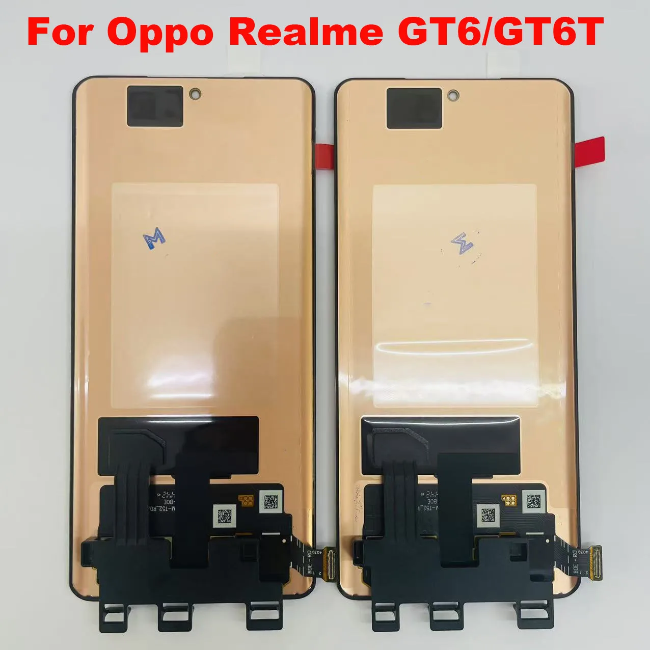 Original 6.78' Amoled For Oppo Realme GT6 RMX3851 LCD Display Touch Screen Digitizer For Realme GT 6T RMX3853 Display With Frame image 6