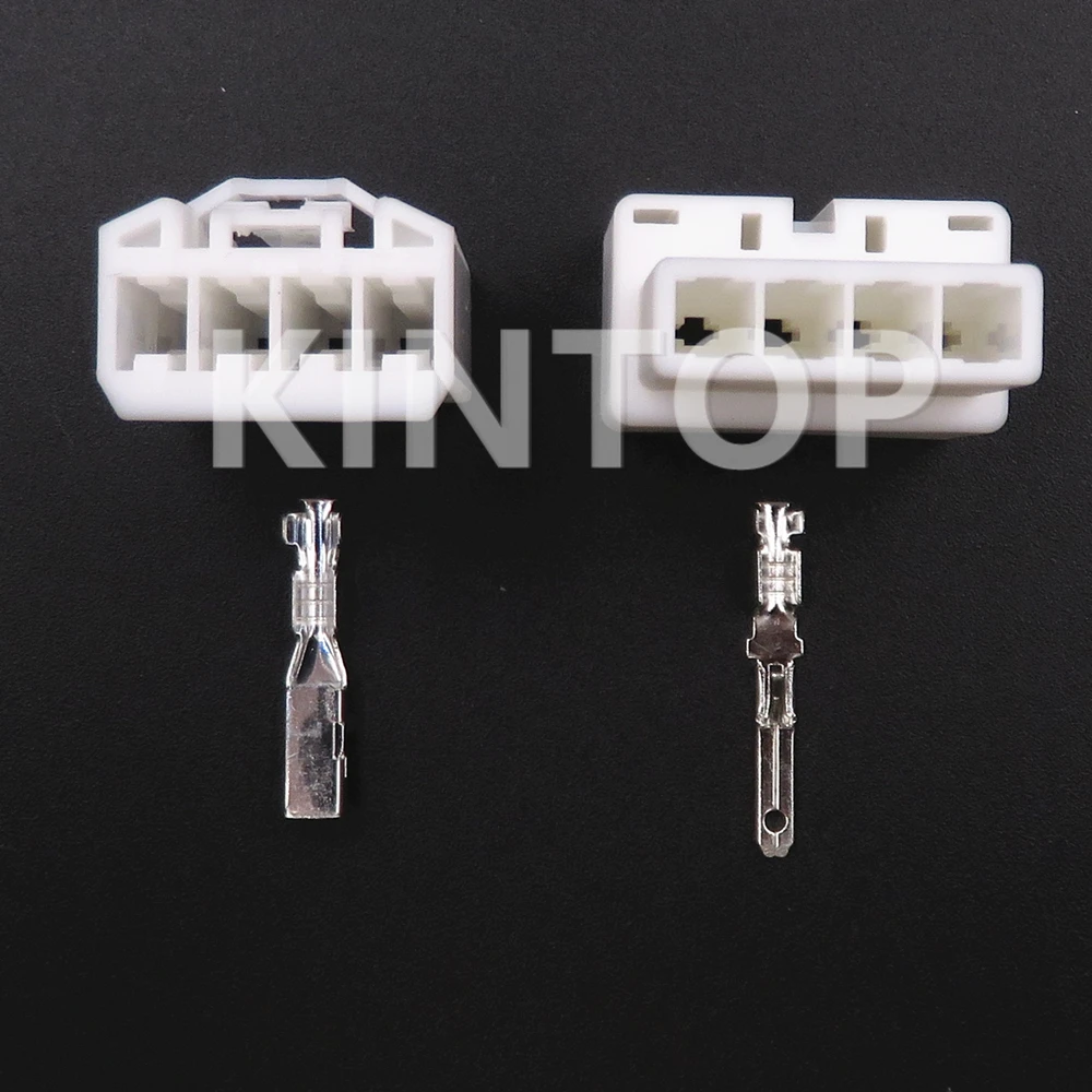 1 Set 4 Pins AC Assembly Auto Accessories 7183-4347 Automotive Woofer Horn Cable Harness Socket For Ford Mondeo Mazda