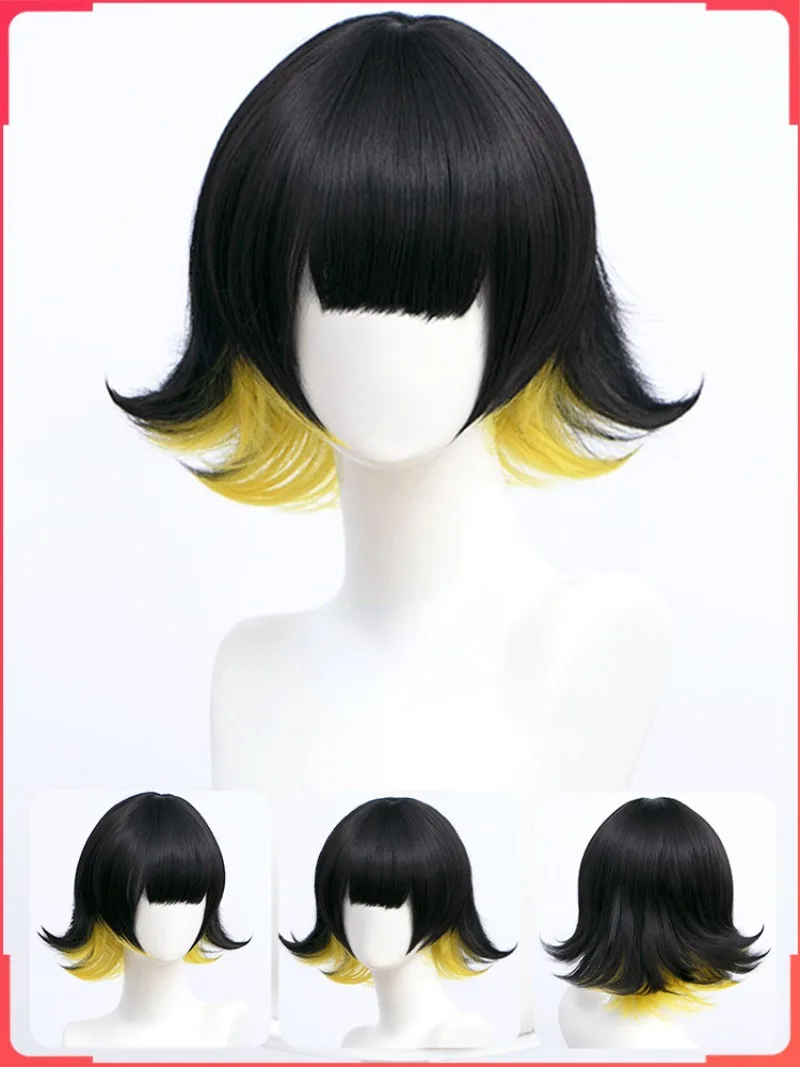 

Anime Cosplay Role Play High Temperature Silk with Hair Net Costume Wigs Character Props