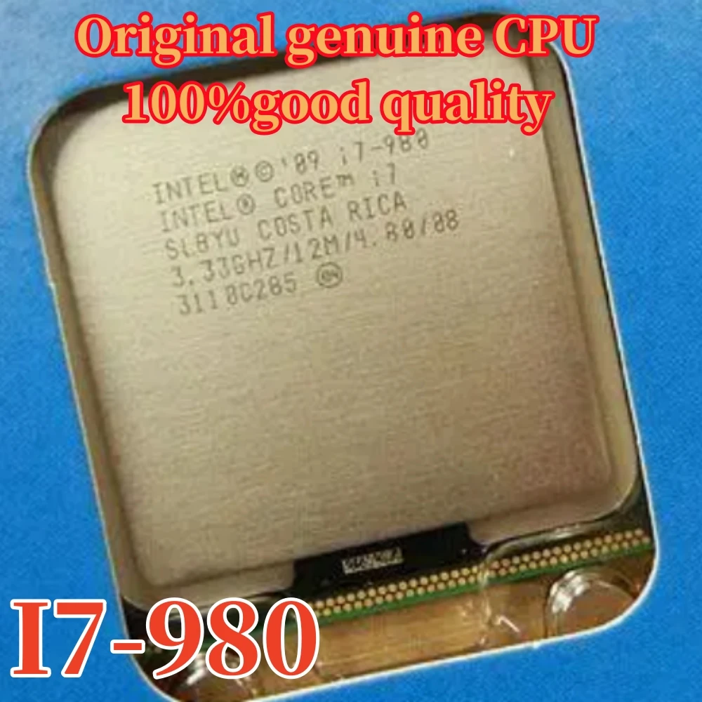 

Original Intel Core i7-980 Processor i7 980 3.33GHZ 6-Core 12M Cache LGA1366 CPU 130W free shipping