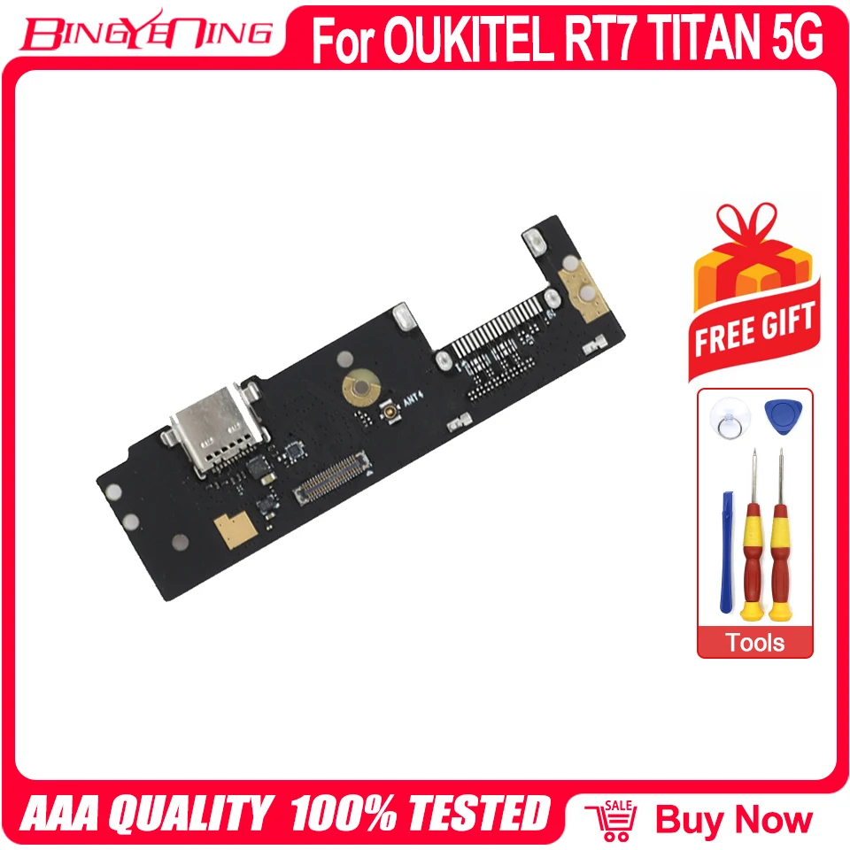 Original New USB Board Base Charging Port Board Module Accessories For OUKITEL RT7 TITAN 5G Tablet