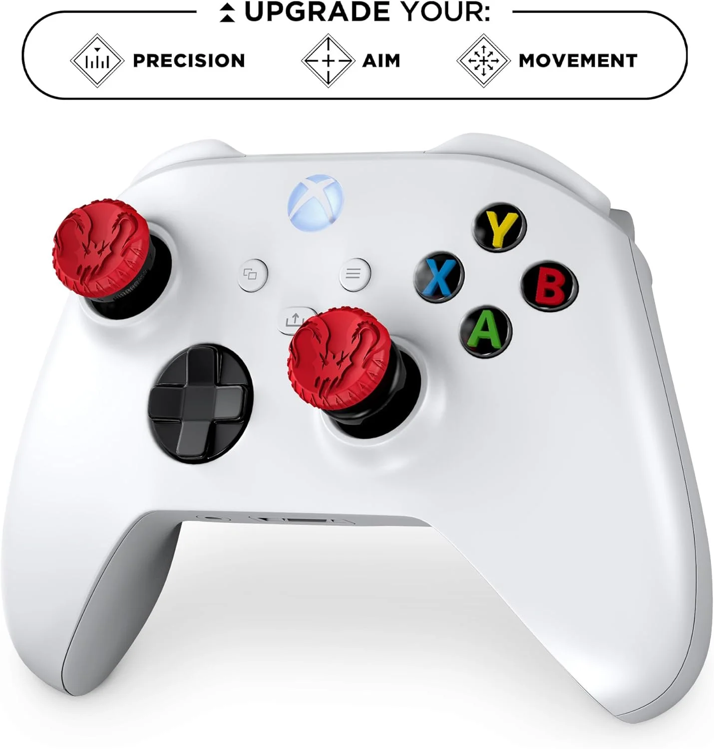 2Pcs Hand Grip Extender Caps für Xbox Serie Game Controller Gamepad Thumb-Stick Griffe High/Low Rise Abdeckungen für Xbox one/One S