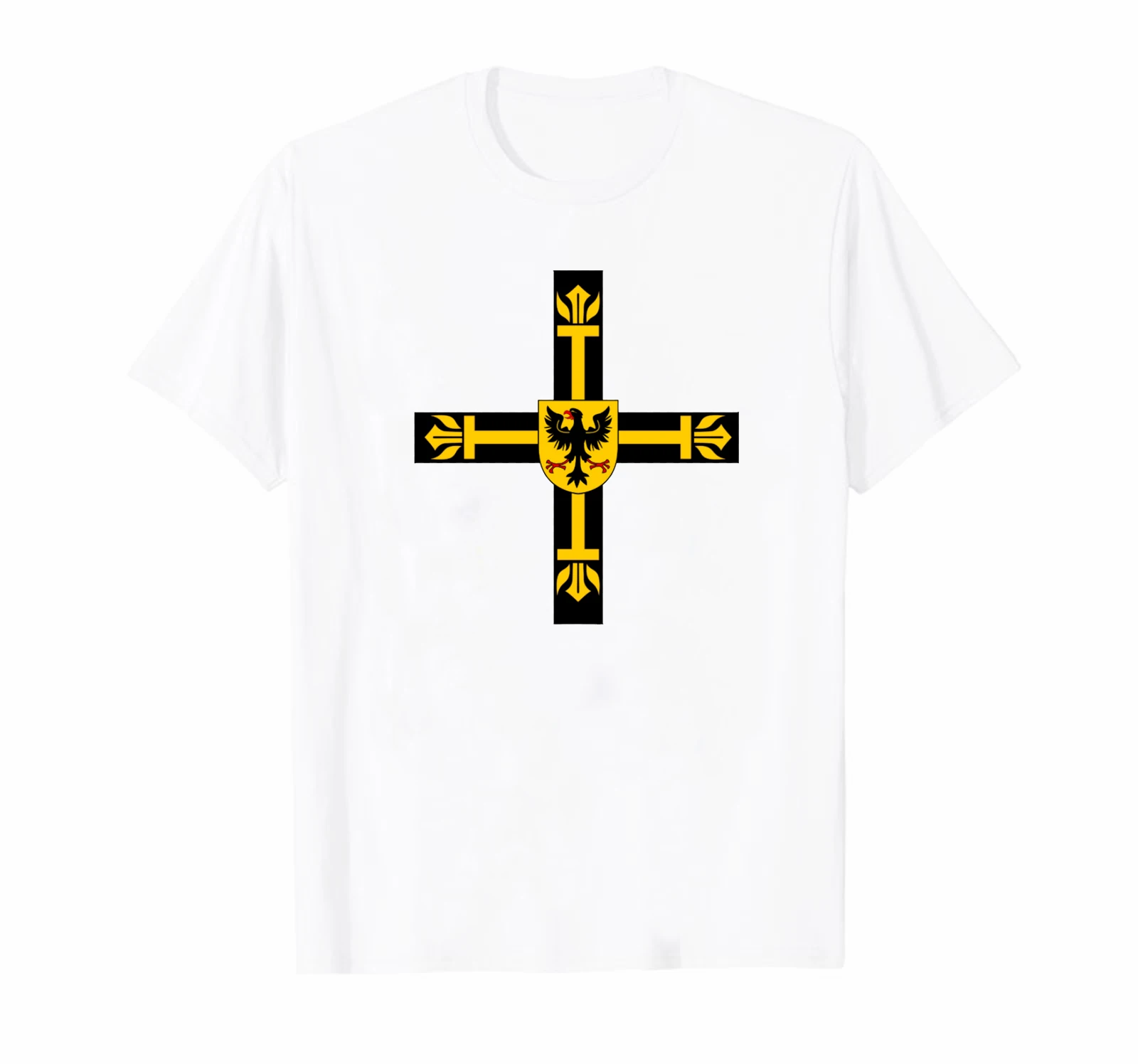 German Order Teutonic Knights Cross T Shirt. Short Sleeve 100% Cotton Casual T-shirts Loose Top Size S-3XL