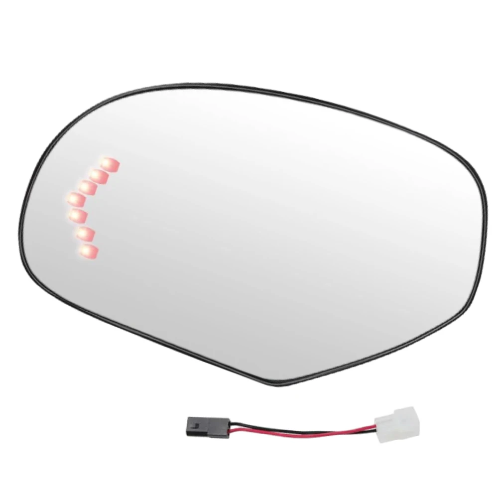 Heated Side Mirror Glass For 2007-2013 Cadillac Escalade Yukon Chevrolet Suburban Silverado GMC Sierra Tahoe Avalanche Sierra