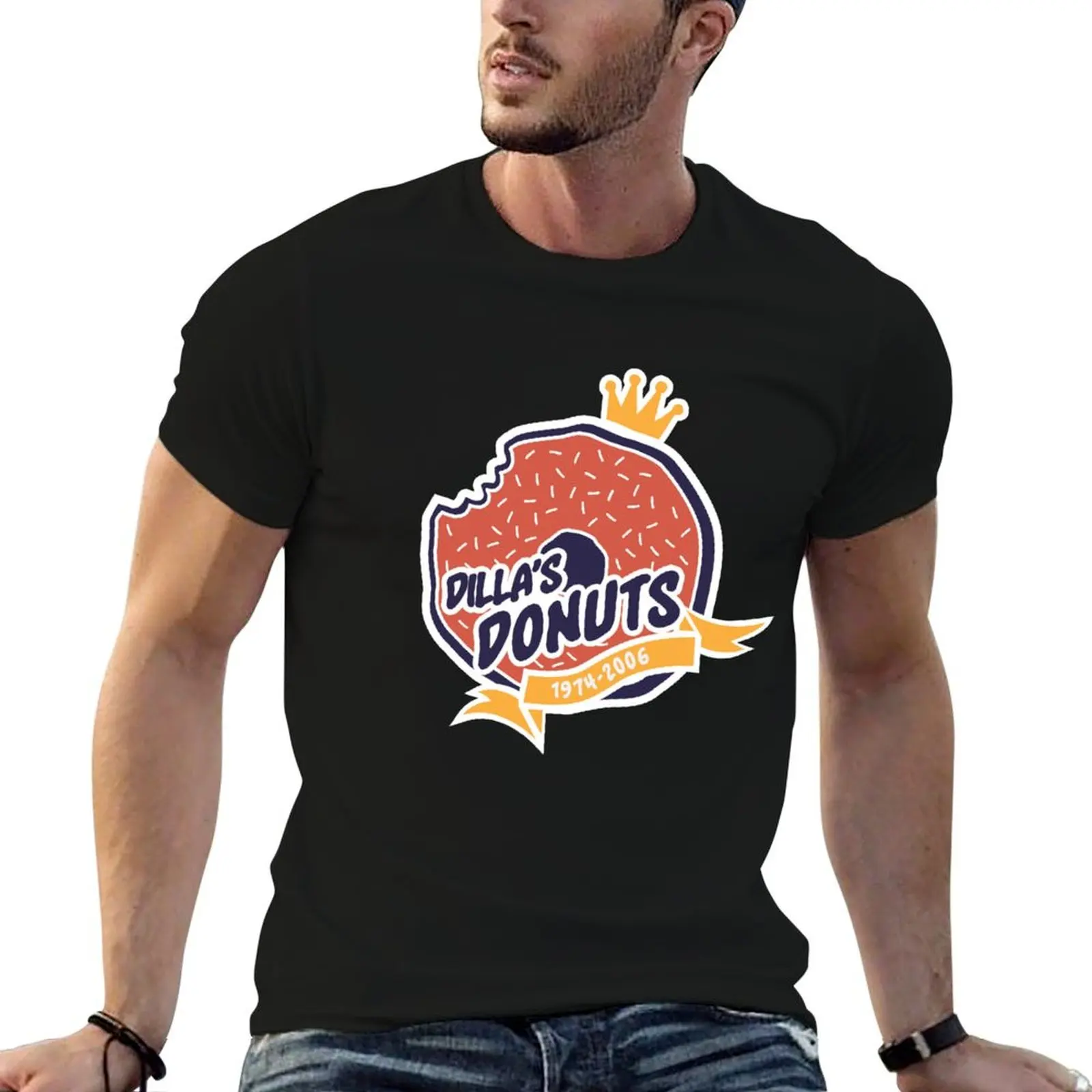 Dilla's Donut T-Shirt Work Wear Breathable Tee