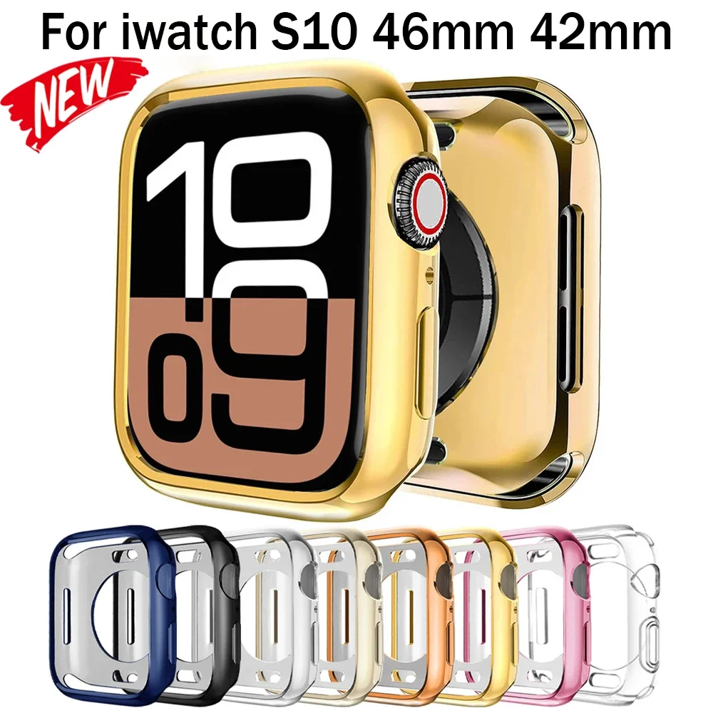 For Apple Watch Ultra 2 49mm TPU Skeleton Case for iWatch10 9 8 7 6 5 4 SE 46mm 42mm 41mm 45mm 44mm 40mm38mm case