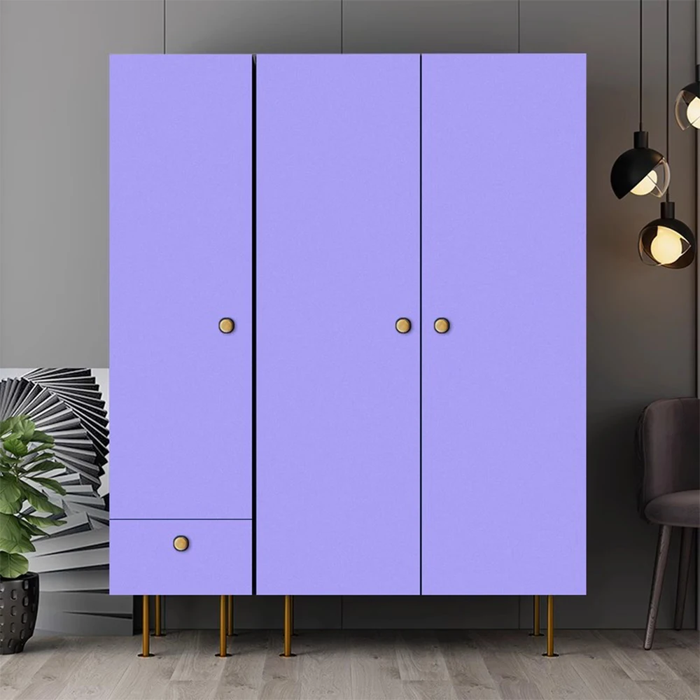 Matte Solid Color Self-Adhesive Wallpaper Furniture Cabinet Renovation Stickers Bedroom Vinyl Film DIY Self Adhesive Room Decor