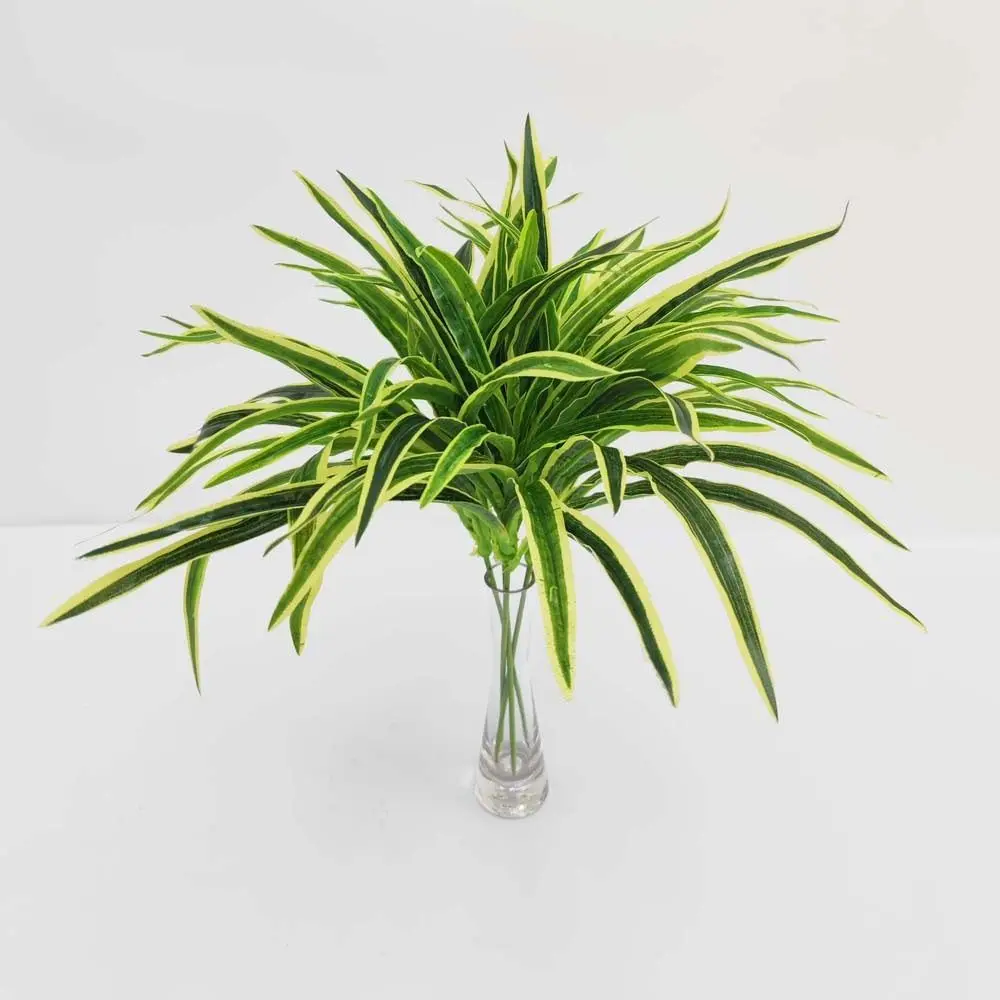 Plastic Kunstmatige Chlorophytum Planten Groene Planten Realistische Zijde Chlorophytum Tak Handgemaakte Elegante Simulatie Chlorophytum