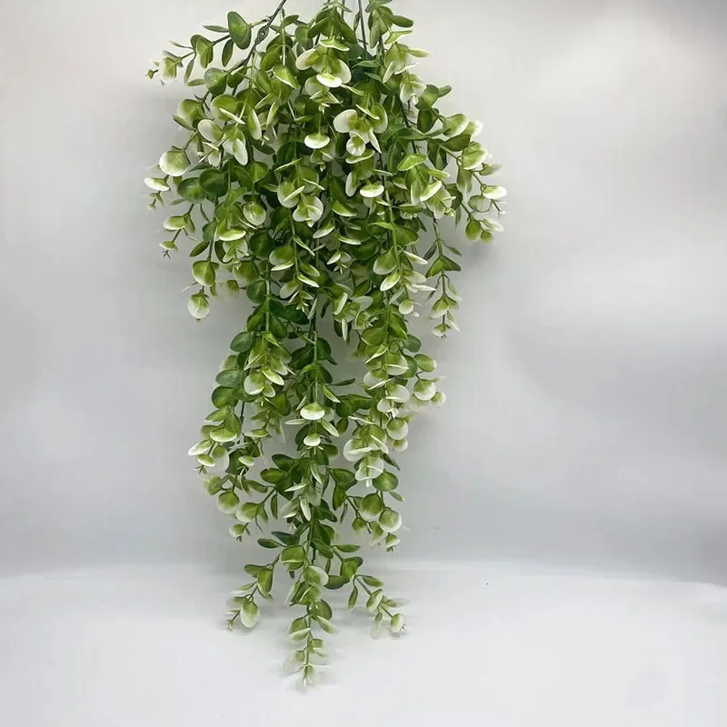 Große 22'' Künstliche Hängen Pflanzen Gefälschte Farne Blätter Kunststoff Begonie Leafs Wand ForHome Zimmer Garten Hochzeit Girl – Detail 19