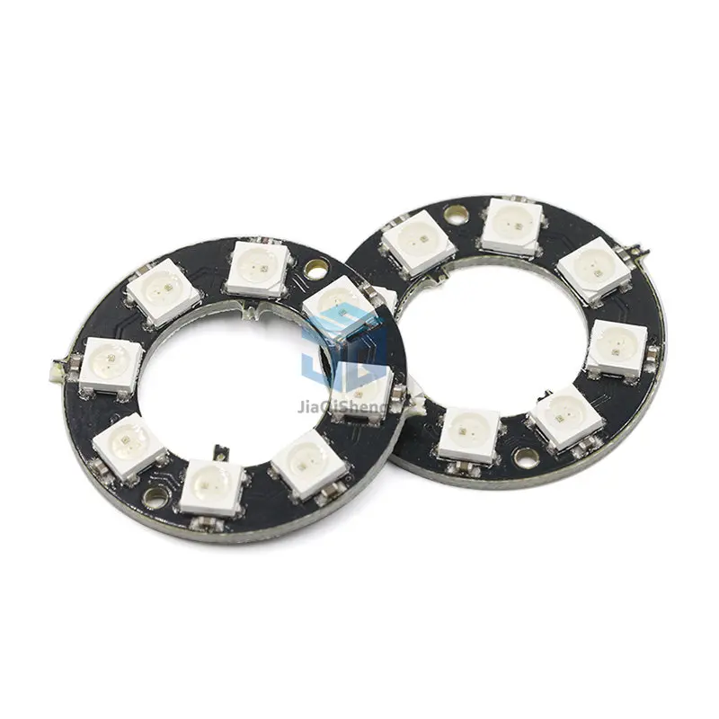 1pcs RGB LED Ring 1Bit 8Bit 12Bit 16Bit 24Bit WS2812 5050 RGB LED + Integrated Drivers