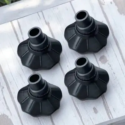 

4pcs Folding Chair Anti-Slip Foot Pads 15Mm Covers For Camping Chairs Beds Furniture Leg Protectors Floor Protection