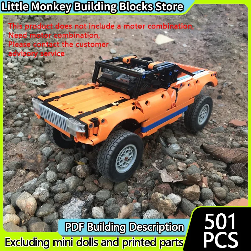 

Speed Racing Car Model MOC Building Bricks Off-Road Pickup Truck Modular Technology Children Holiday Gifts Assemble Toys Suit
