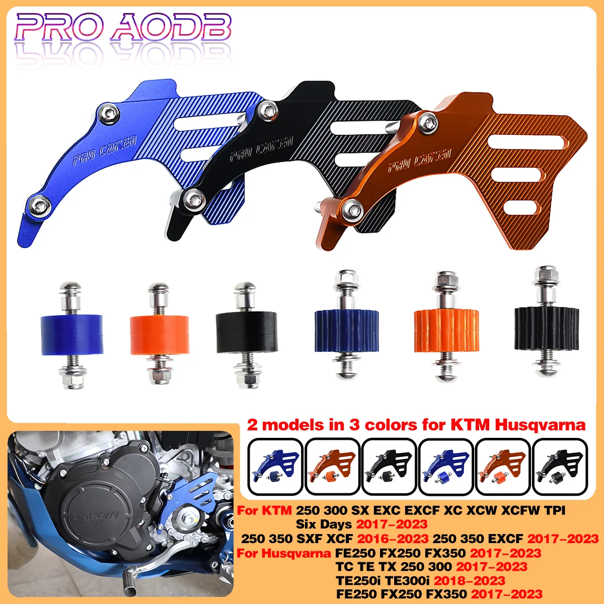 

For KTM 250 300 Front sprocket cover box protection protection chain protection SX EXC EXCF XC XCW XCFW TPI 6Days 2017 2018-2023