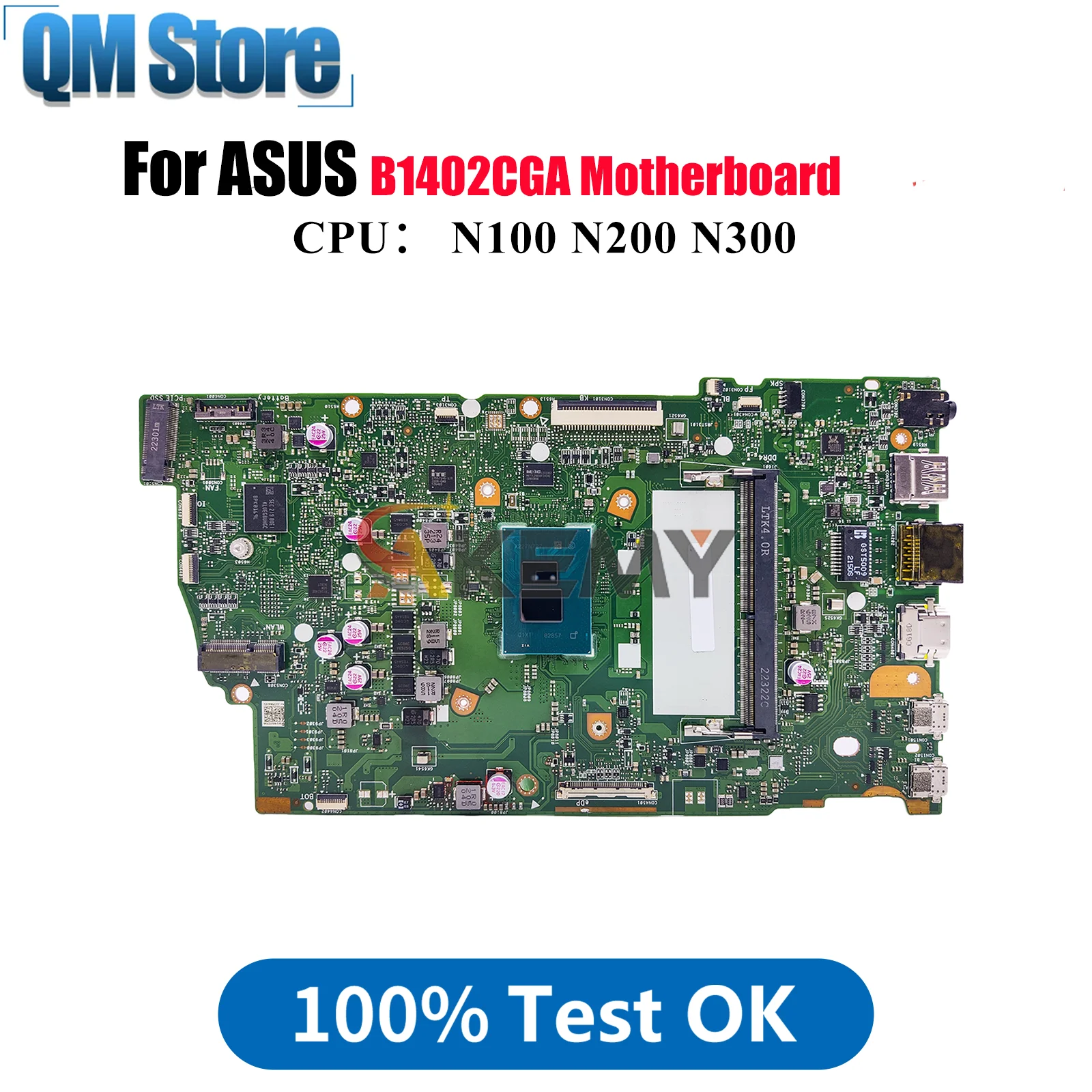 

B1402CGA Laptop Motherboard For ASUS ExpertBook B1402CBA B1402CGA B1402C Notebook Mainboard With CPU tests OK fast shipping stk