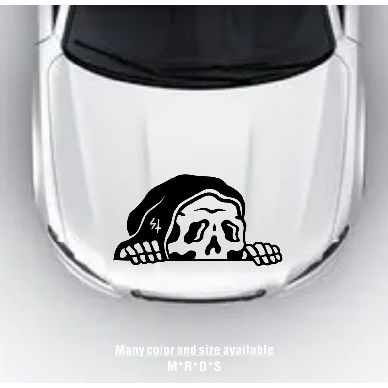 

Mult size Grim Reaper Sticker JDM Car Decals Peep Sticker JDM Sticker Bumper Sticker Windshield Banner JDM Decal