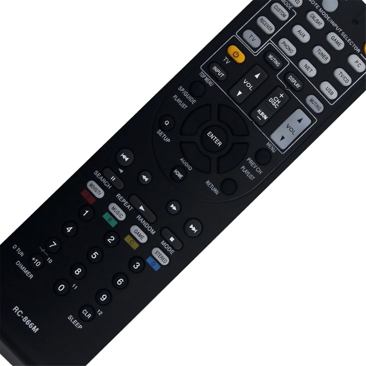 RC-866M Remote Control Replace for Onkyo AV Receiver RC866M TX-NR626 HT-RC560 RC-868M HT-S5300 HT-S6300 HT-S7300 HT-R391