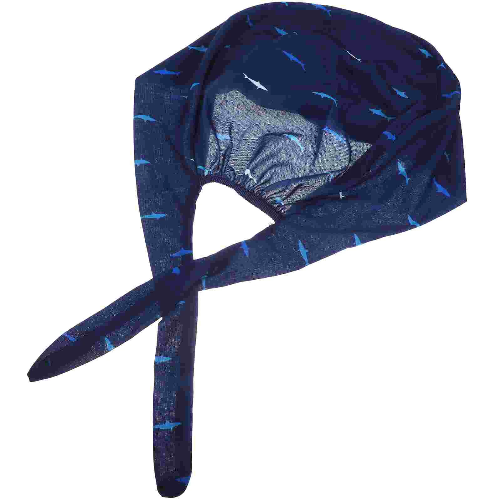 Bouffant Scrub Hats Printing Caps Elasticity Adjustable Surgical Absorbent Sweat