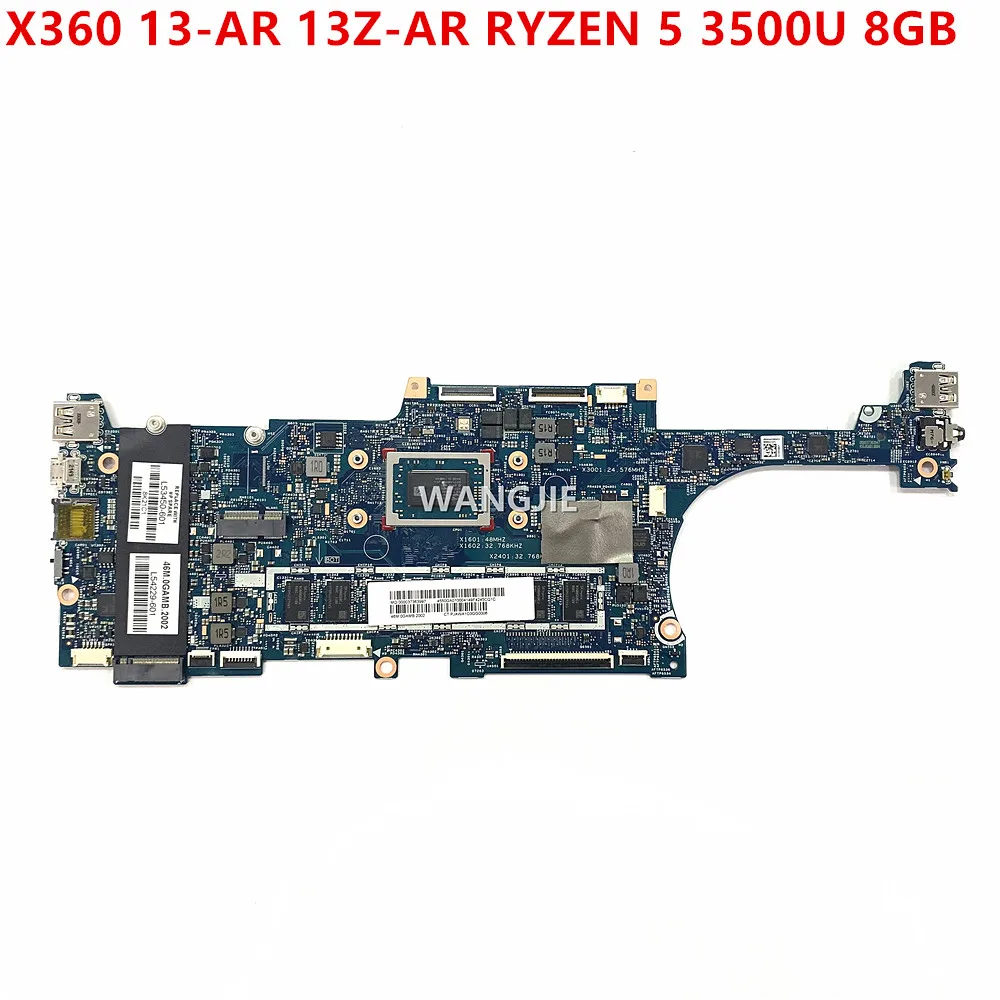 

L53450-601 L53450-001 For HP ENVY x360 13-AR G1 13 X360 18740-1 Laptop Motherboards RYZEN 5 3500U 8GB RAM 100% Working