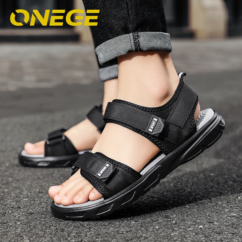 Men'S Shoes Daily Use - زوج من صنادل الرجال الصيفية، مقاومة