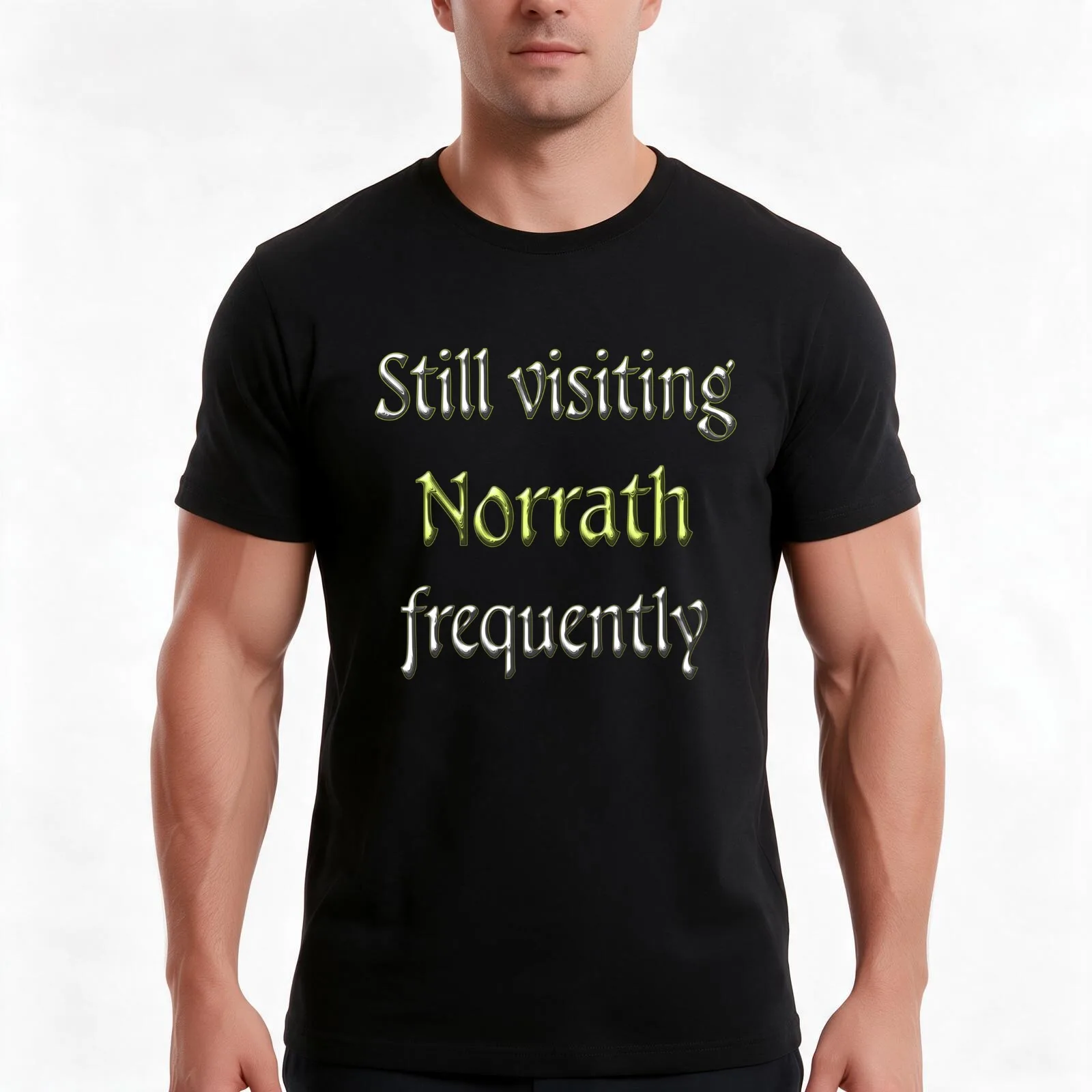 Still visiting Norrath World frequently- For players of medieval fantasy classic MMORPG T-Shirt Summer Casual Cotton Tee