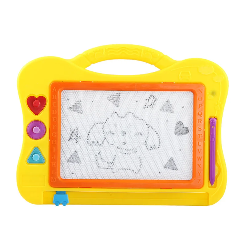 Babies Early education Educational toys Children's magnetic drawing board Learning to draw writing board Large magnetic drawing