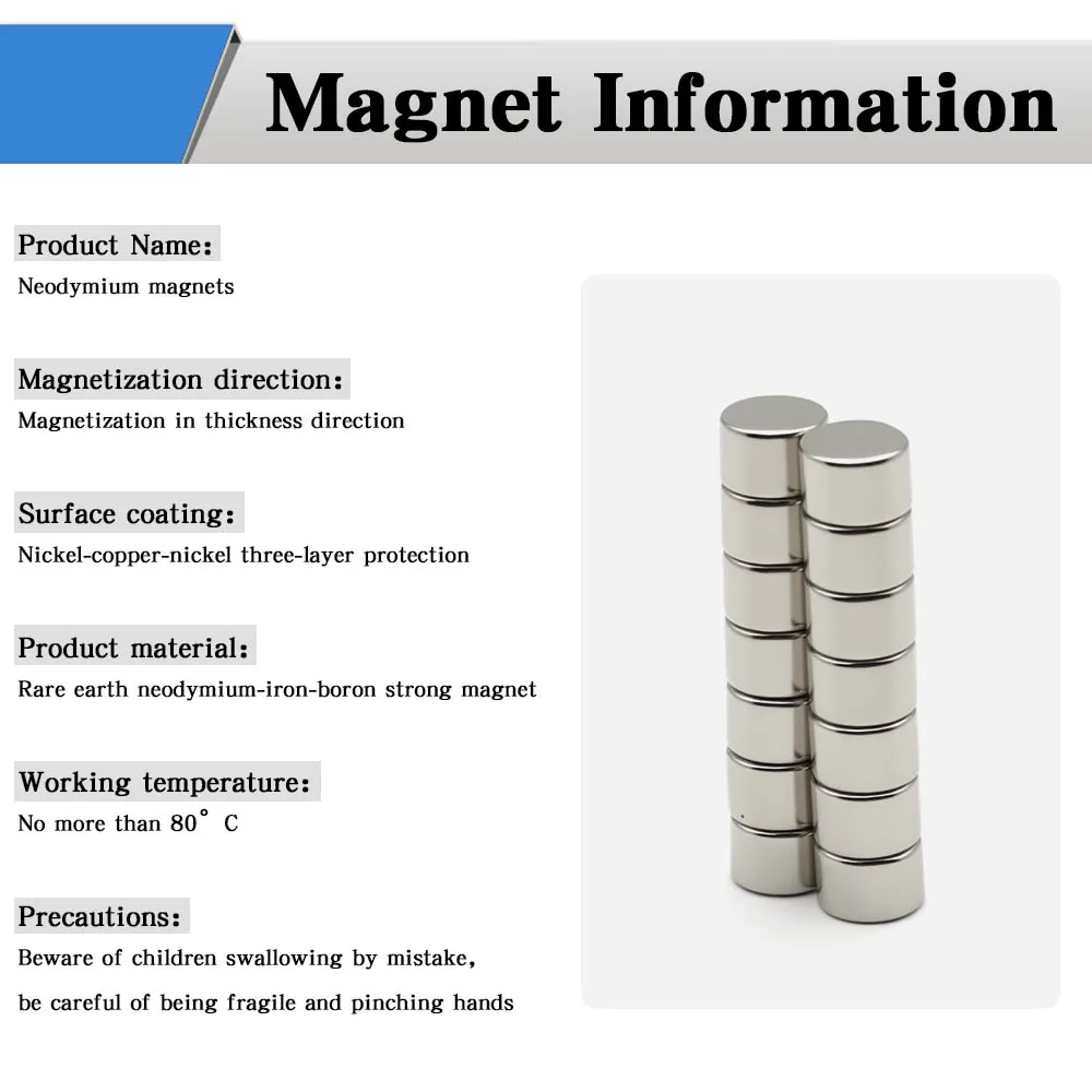 7x5 مللي متر سوبر قوية مغناطيس دائري مغناطيس النيوديميوم ندفيب N35 قوي دائم المغناطيسي imanes مغناطيس الثلاجة