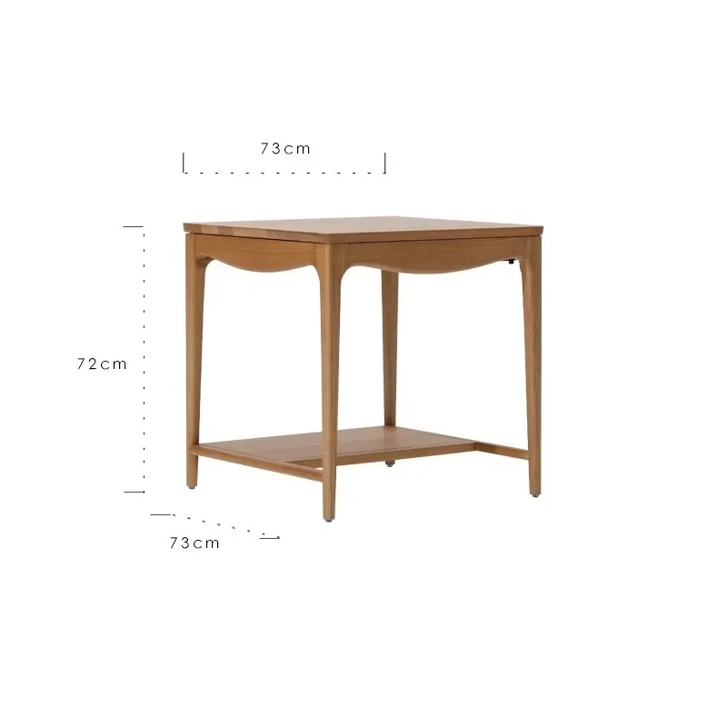 

Yunqi Small Tea Table "Ash Wood Solid Wood Hidden Push-pull Tea Table