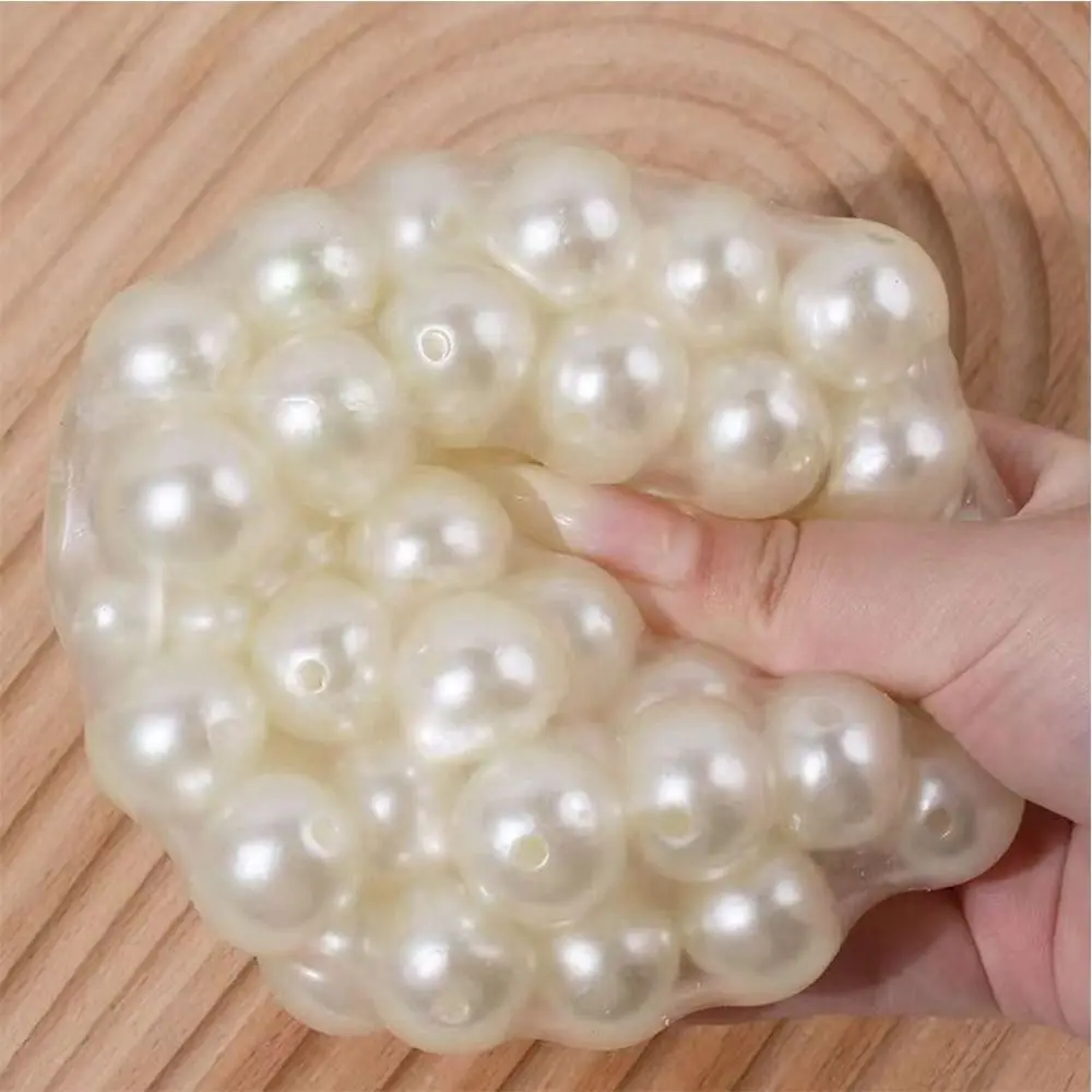 New Simulation Pearls Squi shy Toy Slow Rebound Stress Relief Mochi Toy Multicolor Decompression Toy Children