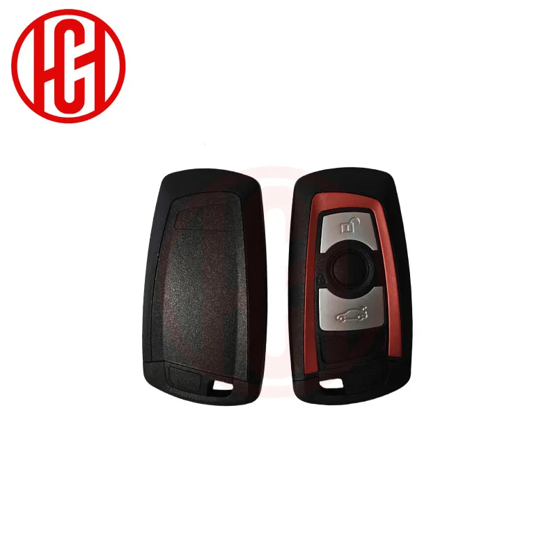 Coque de clé de voiture colorée CAS4 FEM, 3/4 boutons, couvercle de boîtier pour BMW série 1 3 5 7 E90 E92 E93 X3 X5 F10 F20 F30 F40 GT