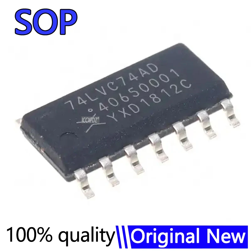 10Pcs/Lot 74LVC74AD SOP-14 74LVC74 SOP14 74LVC74D SOP New IC in Stock