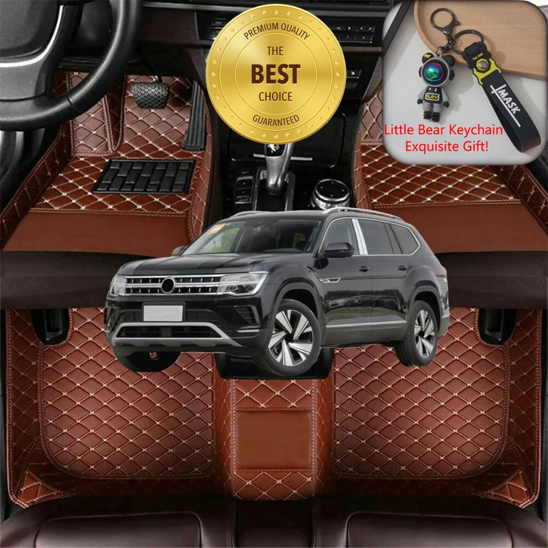 Custom Fit for VW Teramont SUV 2017-2026 Car Floor Mats Luxury Car Accessories Auto Carpet Liner Mats Rugs Left/Right-hand Drive