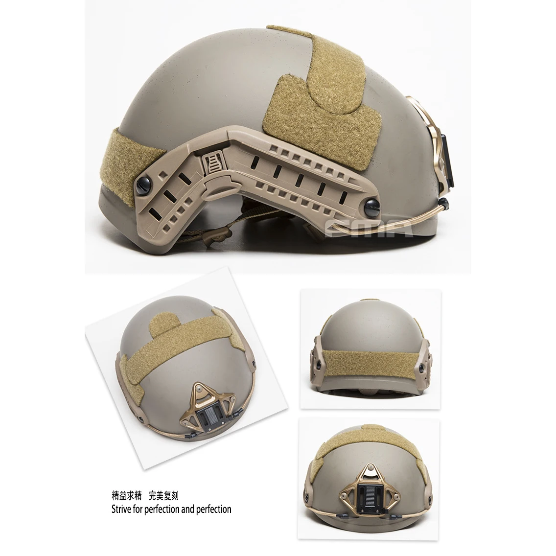 FMA Ballistic Helmet Tactical Airsoft ABS Thick Heavy Version Helmet M/L L/XL