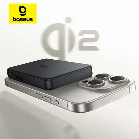 Baseus Qi2 자기 보조베터리 10000mah 15W 무선 충전 22.5W 유선 충전 Qi2 iPhone 16 15 14 13 12 Pro Max 인증