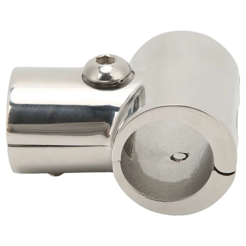 

316 Stainless Steel Boat Hand Rail Fitting 90 Degree Heavy Duty Marine Rail Fittings 25mm Tube 3 Way Hinged Tube Fitting Boat