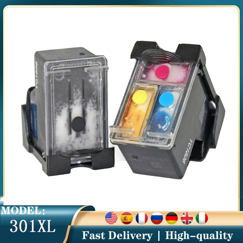 

301 XL Remanufactured For HP 301 301XL hp301 Ink Cartridge For HP301 Envy 5530 Deskjet 2050 2540 2510 1000 1050 Printer