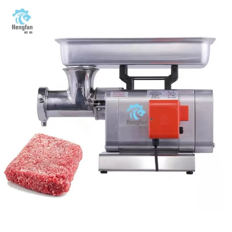 HF-12 22 32 Automatic Meat Grinder Machine Frozen Meat Grinding Machine  Meat Cutter Machine for Mincing  Pork Chicken Block