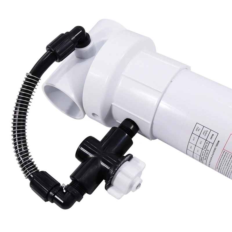 R. 171096   Alimentador en línea automático mejorado de cloro y bromo para piscinas 320 para clorador 320 para centros de piscinas y spas