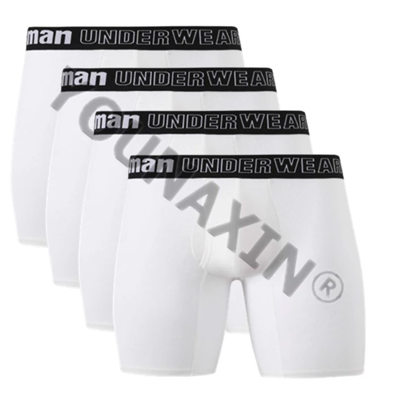 4 Piece/Lot Summer Big Size Men Boxers Briefs Sexy Panties Knickers Large Underpants Boy Undies Crotch Opening Sport Underwear