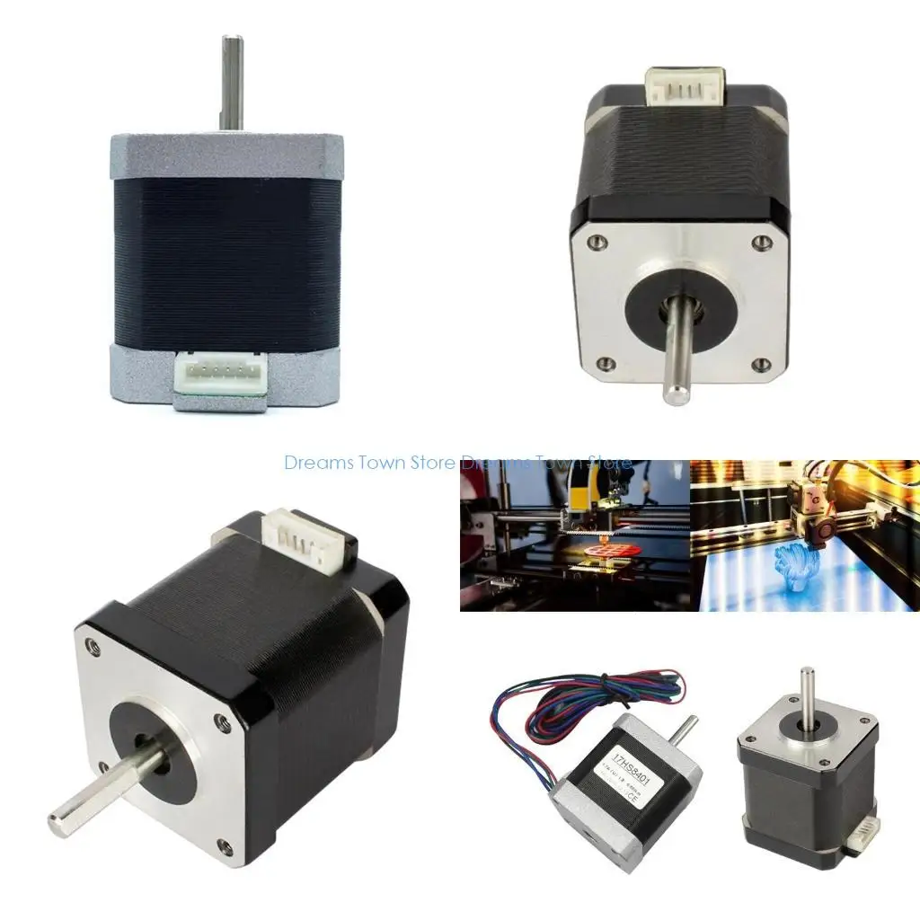 

HX6A 48mm Motor 17HS8401 Single Output Hybrids 42 Sepper Motor 2 Phase 4Wire