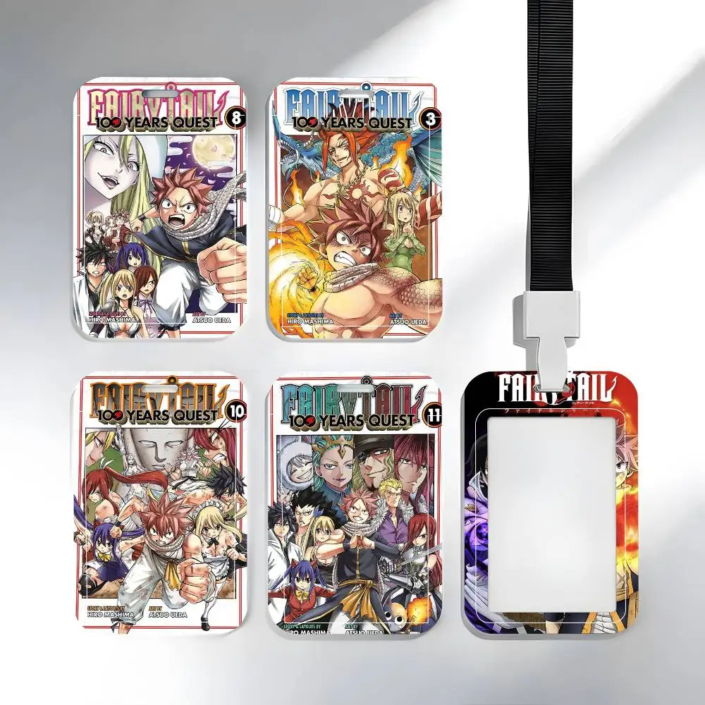 

1 шт. Защитный чехол для ID-карт Fairy Tail: для школьных, пропускных, проездных и карт питания, с функцией легкого вставления.