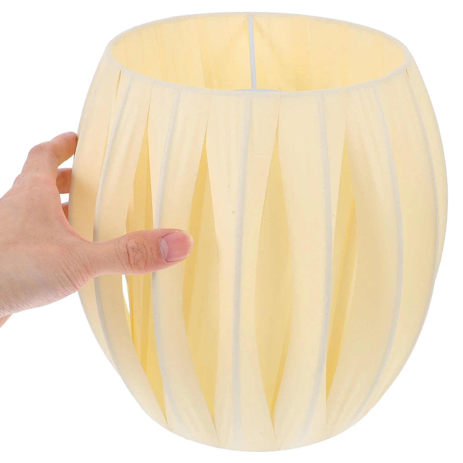 

Round Fabric Lampshade For Table Floor Pendant Lights E27 Compatible Vintage Drum Shade Bedroom Ceiling Decorative