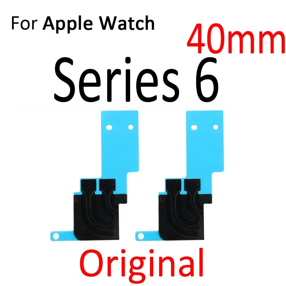 2 peças para apple watch série 9 8 7 6 4 5 se 2022 2020 preto calor lcd cabo flexível adesivos cola peças de reparo