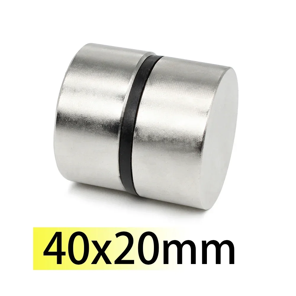 N35 40*20 Magnet 40x20 Big Strong plate aiment  rare earth Disc Neodymium  Round  Magnets Search  Fridge Customised  Fridge