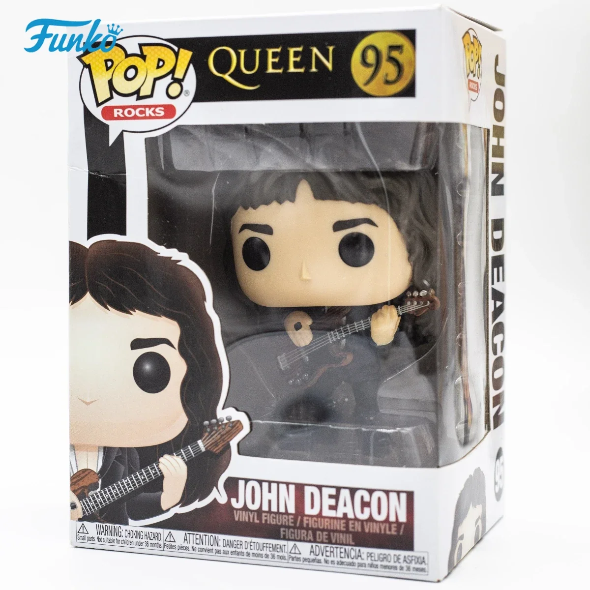 

FUNKO POP Rocks Queen Band John Deacon Bass Player Vinyl Action Figures Collection Table Ornaments Gifts