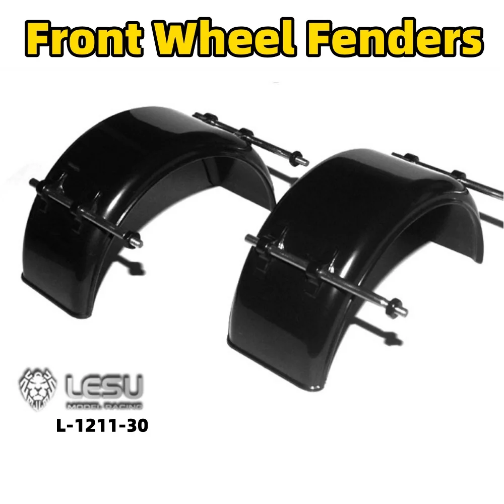 

Front Wheel Fenders Plastic Dump Truck L-1211-30 For 1/14 Tamiya RC SCANIA 770S VOLVO TGX LESU Romote Control Car