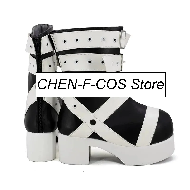 2025 maka albarn cosplay sapatos botas de salto alto de sola grossa anime soul eater role play acessórios prop halloween natal carnaval