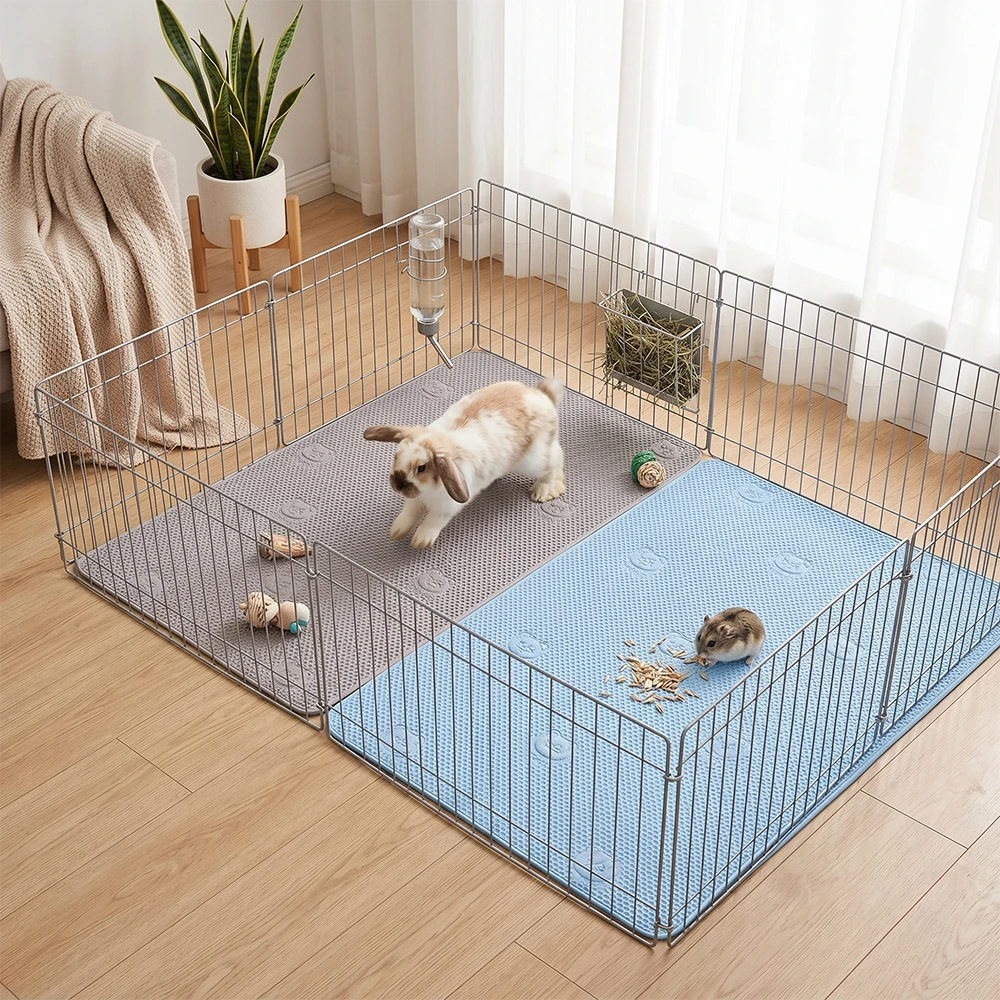 1 Stück Waschbare Haustier-Urinmatte Wasserdichte Wiederverwendbare Kaninchenkäfig-Auflage Hamster-Bettmatte Auslaufsichere Meerschweinchen-Bettunterlage Urin-Trainingsunterlage